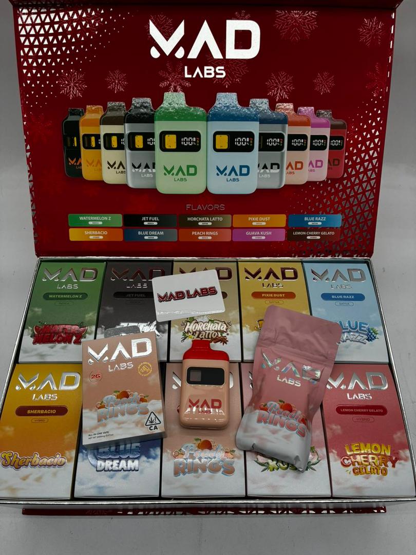 mad labs 2g disposable christmas edition New Mad Labs 2G Disposable Christmas Edition - Image 3
