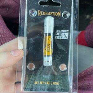 redemption live resin carts